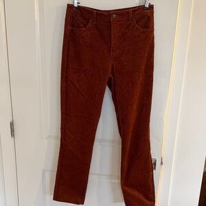 Talbots Women’s Rust Corduroy Pants